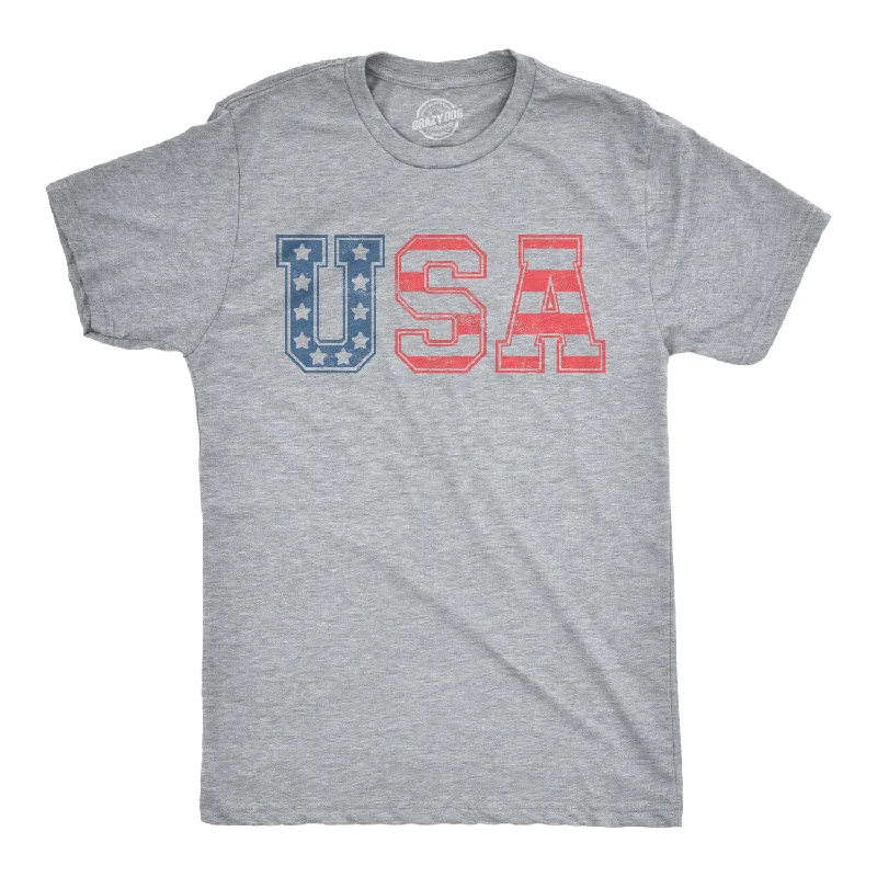 Men's plus - size pocket t - shirts with a classic lookUSA Men's T Shirt