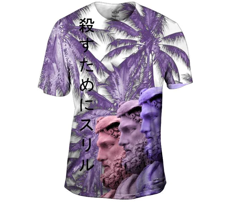 Men's printed Hawaiian t - shirts for tropical vacationsA Herculean Thrill to Kill