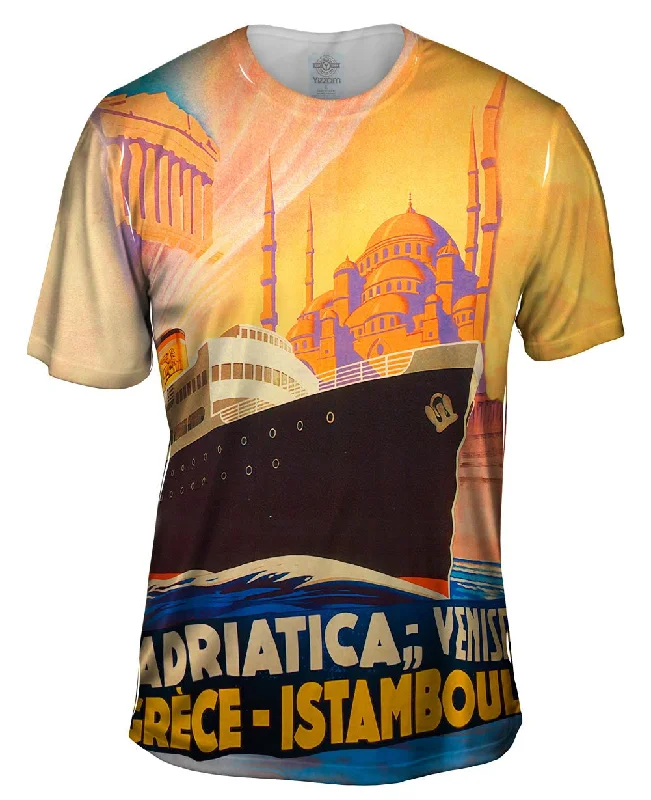 Men's ribbed t - shirts with a textured finish for added styleAdriatica Venise 025