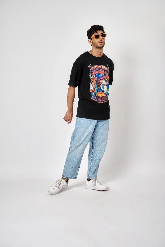 Men's polo t - shirts with a contrast collar for a preppy lookAloha Oversized T-Shirt Men's polo t - shirts with a contrast collar for a preppy lookAloha Oversized T-Shirt