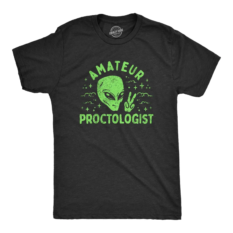 Men's smart - casual checkered t - shirts for semi - formal occasionsAmateur Proctologist Men's T Shirt Men's smart - casual checkered t - shirts for semi - formal occasionsAmateur Proctologist Men's T Shirt
