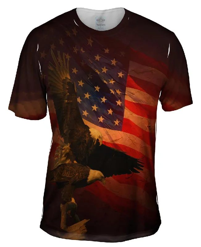 Men's plus - size pocket t - shirts with a classic lookAmerican Flight