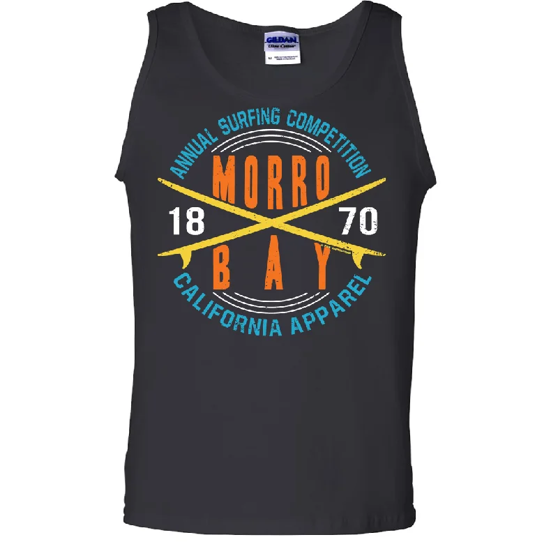 Men's ribbed t - shirts with a textured finish for added styleAnnual Surfing Competition Asst Colors Tank Top Men's ribbed t - shirts with a textured finish for added styleAnnual Surfing Competition Asst Colors Tank Top