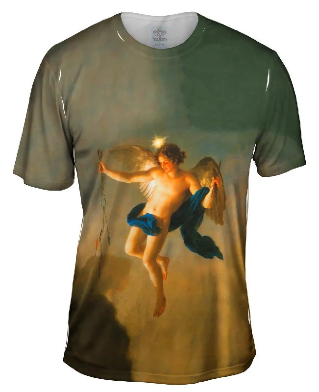 Men's slim - fit graphic t - shirts with vintage rock band printsAnton Raphael Mengs - "Hesperus as Personification of the Evening Star" (1765)
