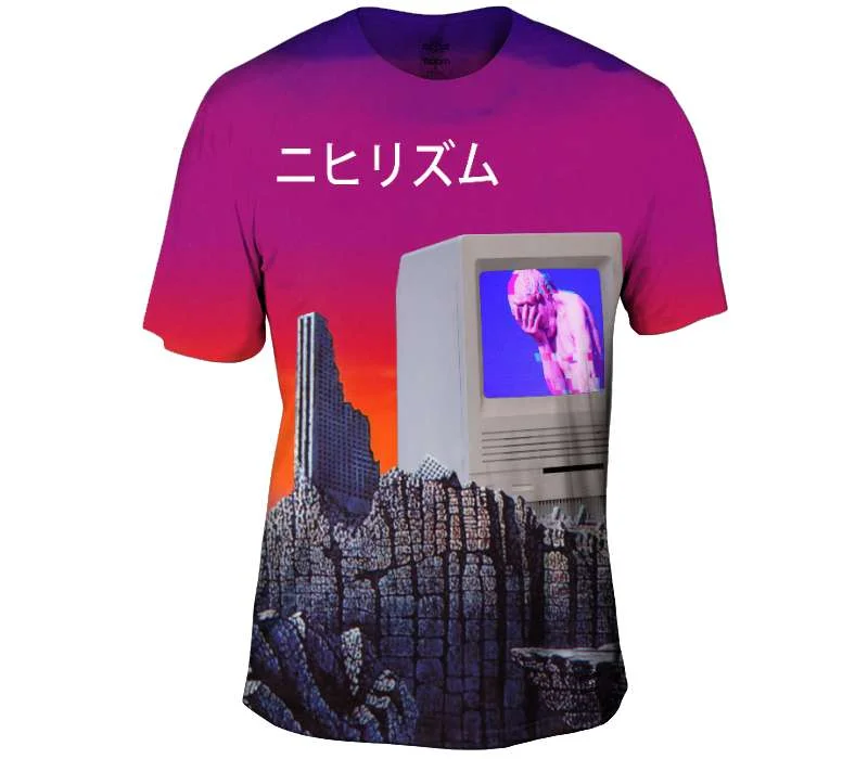 Men's ribbed t - shirts with a textured finish for added styleApocalypse and The Nihilism Men's ribbed t - shirts with a textured finish for added styleApocalypse and The Nihilism
