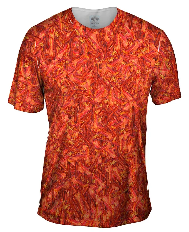 Men's organic cotton crew - neck t - shirts for everyday comfortBacon Breakfast