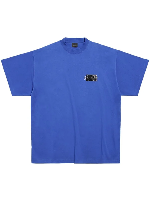 Men's antimicrobial t - shirts for odor - free freshness during travelBalenciaga Men's T-Shirts And Polos blue Men's antimicrobial t - shirts for odor - free freshness during travelBalenciaga Men's T-Shirts And Polos blue