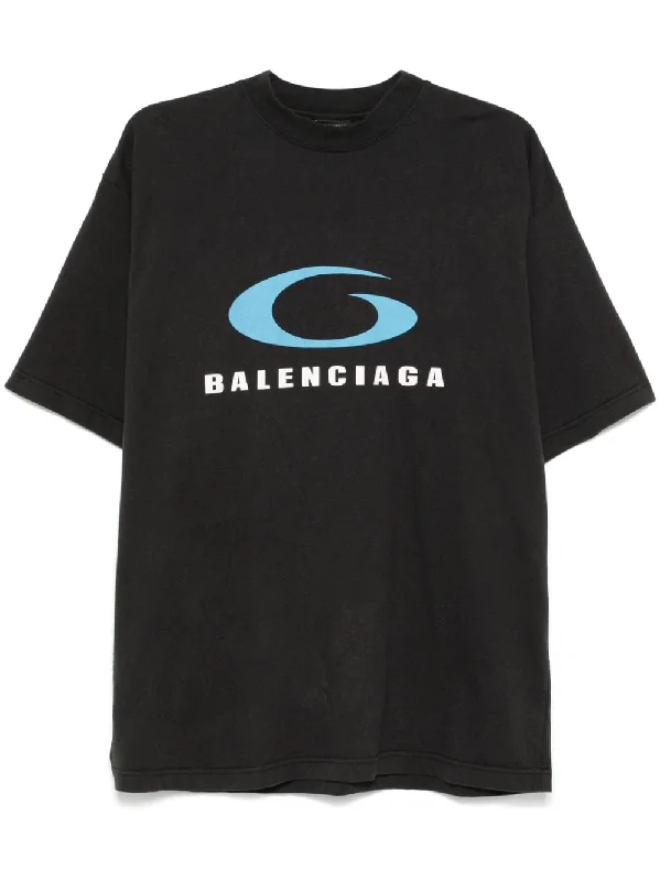 Men's short - sleeve linen t - shirts for summer beach outingsBalenciaga Men's T-Shirts And Polos Men's short - sleeve linen t - shirts for summer beach outingsBalenciaga Men's T-Shirts And Polos