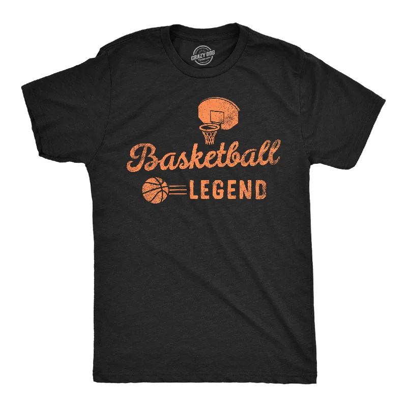 Men's distressed denim - look t - shirts with a rugged appealBasketball Legend Men's T Shirt Men's distressed denim - look t - shirts with a rugged appealBasketball Legend Men's T Shirt