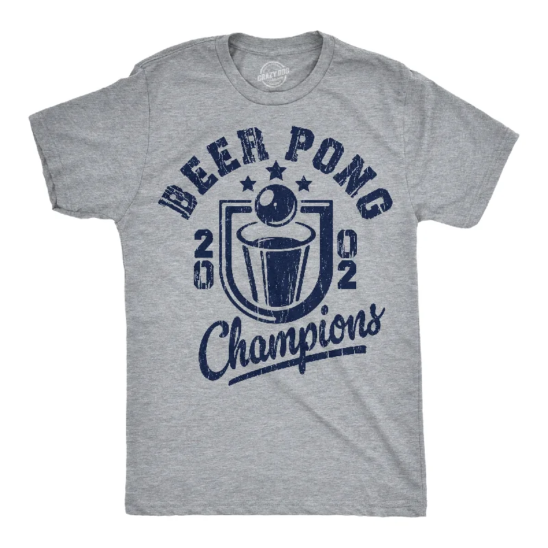 Men's ribbed t - shirts with a textured finish for added styleBeer Pong Champions Men's T Shirt Men's ribbed t - shirts with a textured finish for added styleBeer Pong Champions Men's T Shirt