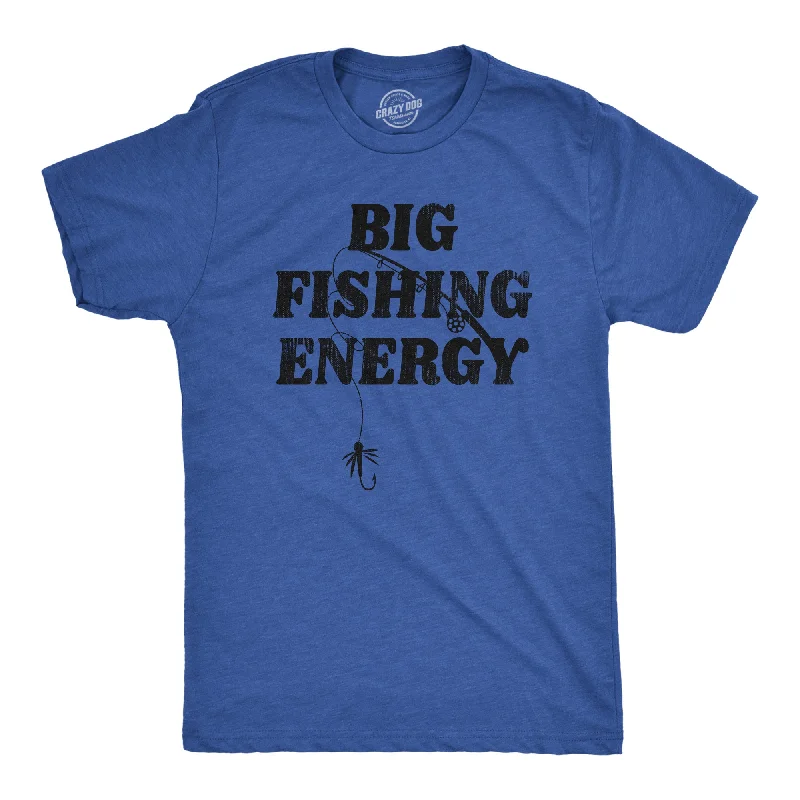 Men's UV - protection t - shirts for outdoor activities in the sunBig Fishing Energy Men's T Shirt