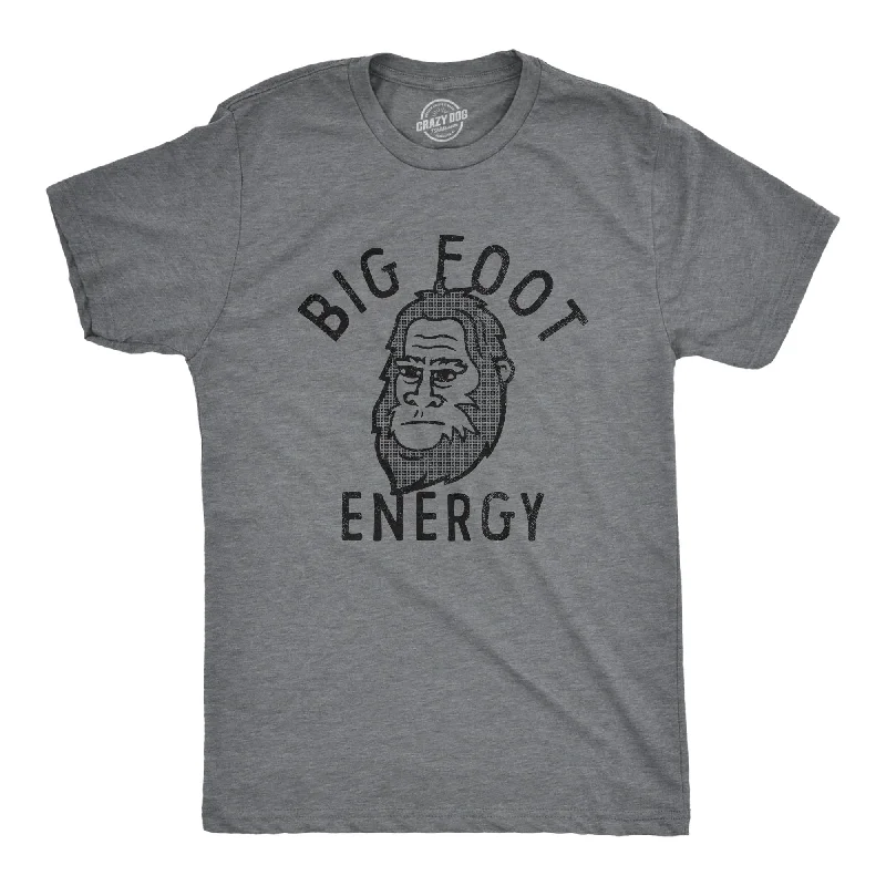 Men's thermal t - shirts with a high - neck design for cold weatherBig Foot Energy Men's T Shirt Men's thermal t - shirts with a high - neck design for cold weatherBig Foot Energy Men's T Shirt