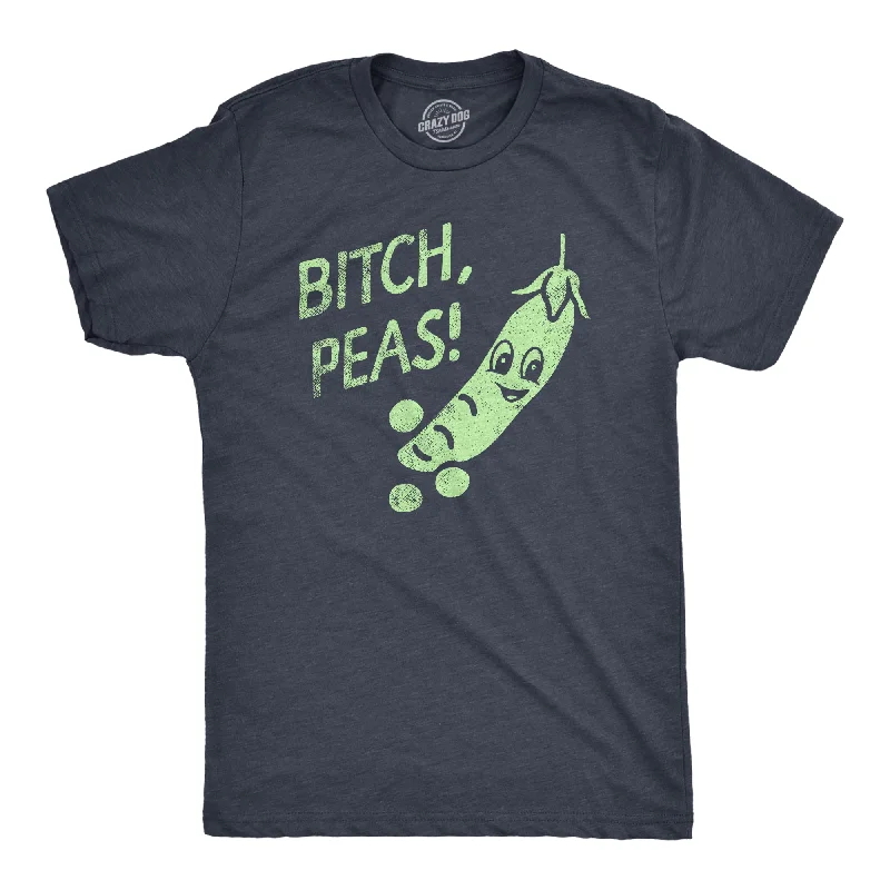 Men's eco - friendly recycled t - shirts for sustainable fashion choicesBitch Peas Men's T Shirt Men's eco - friendly recycled t - shirts for sustainable fashion choicesBitch Peas Men's T Shirt