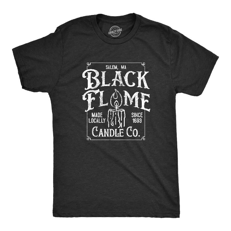 Men's moisture - wicking athletic t - shirts for intense workoutsBlack Flame Candle Co Men's T Shirt Men's moisture - wicking athletic t - shirts for intense workoutsBlack Flame Candle Co Men's T Shirt