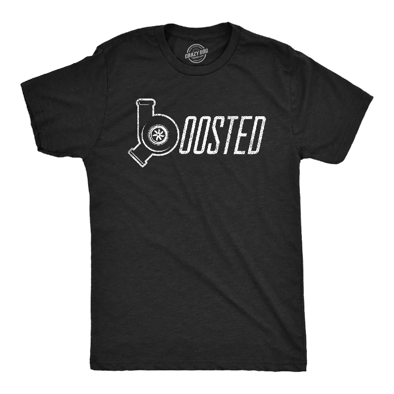 Men's short - sleeve linen t - shirts for summer beach outingsBoosted Men's T Shirt