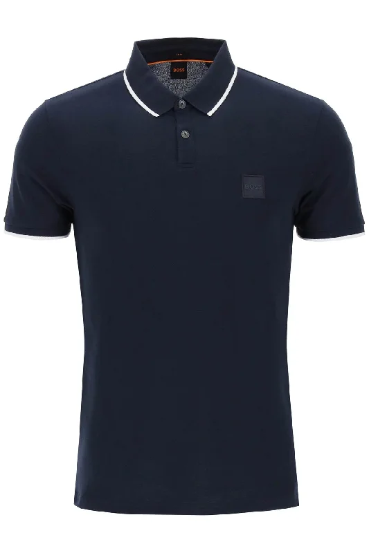 Men's mock - neck t - shirts with a modern and sleek styleBoss Men's Slim Fit Piqué Polo Shirt With Tipped Men's mock - neck t - shirts with a modern and sleek styleBoss Men's Slim Fit Piqué Polo Shirt With Tipped