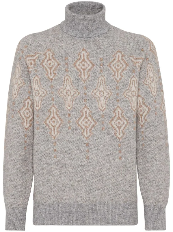 Men's tie - dye t - shirts with a bohemian styleBrunello Cucinelli Men's Sweaters