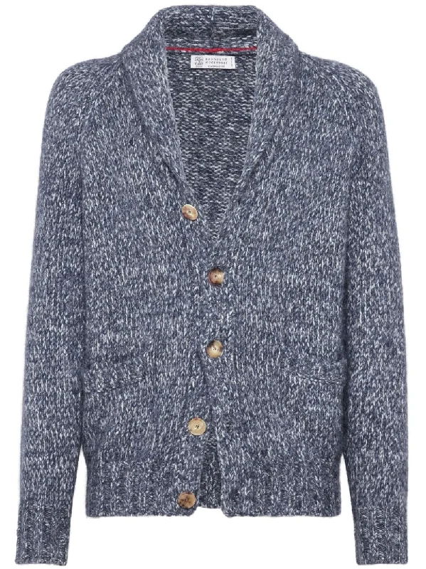 Men's long - sleeve henley t - shirts with button - down placketsBrunello Cucinelli Men's Sweaters blue Men's long - sleeve henley t - shirts with button - down placketsBrunello Cucinelli Men's Sweaters blue