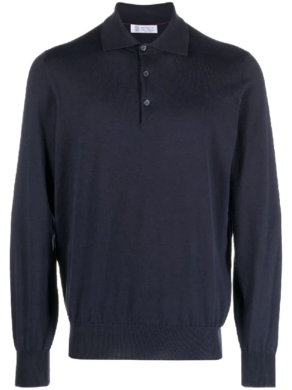 Men's smart - casual checkered t - shirts for semi - formal occasionsBrunello Cucinelli Men's T-Shirts And Polos blue Men's smart - casual checkered t - shirts for semi - formal occasionsBrunello Cucinelli Men's T-Shirts And Polos blue
