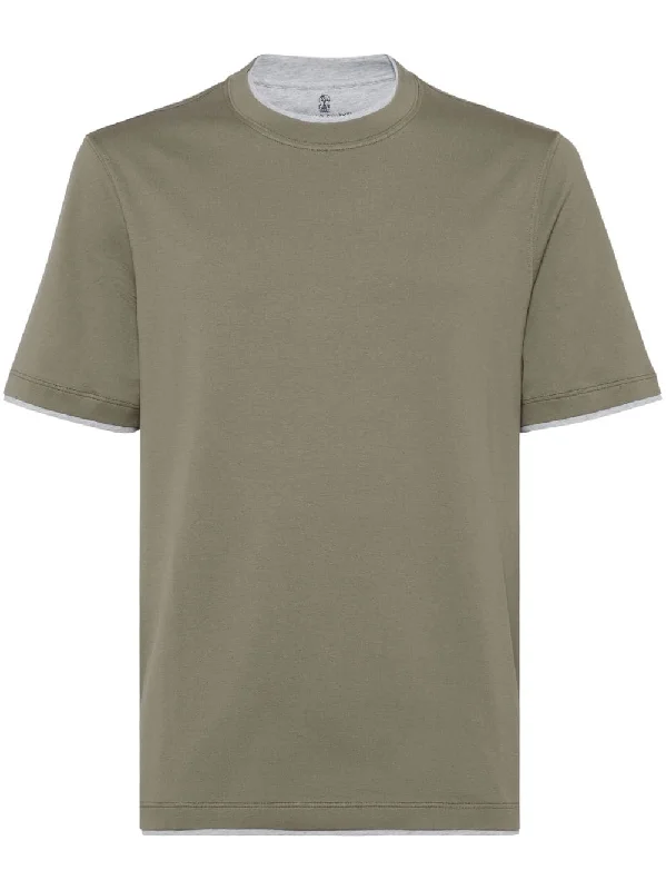 Men's tie - dye t - shirts with a bohemian styleBrunello Cucinelli Men's T-Shirts And Polos Men's tie - dye t - shirts with a bohemian styleBrunello Cucinelli Men's T-Shirts And Polos