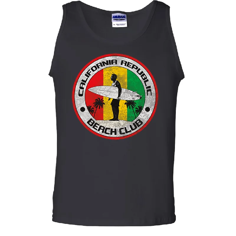 Men's antimicrobial t - shirts for odor - free freshness during travelCalifornia Republic Beach Club Asst Colors Tank Top Men's antimicrobial t - shirts for odor - free freshness during travelCalifornia Republic Beach Club Asst Colors Tank Top