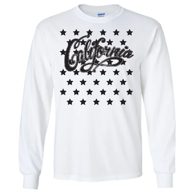 Men's thermal t - shirts with a high - neck design for cold weatherCalifornia Stars Long Sleeve Shirt Men's thermal t - shirts with a high - neck design for cold weatherCalifornia Stars Long Sleeve Shirt