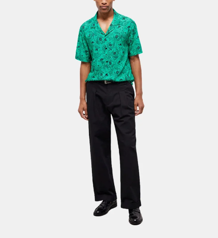 Men's plus - size pocket t - shirts with a classic lookCasual Printed Shirt