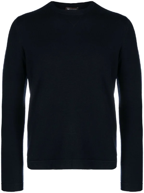 Men's polo t - shirts with a contrast collar for a preppy lookColombo Men's Sweaters blue Men's polo t - shirts with a contrast collar for a preppy lookColombo Men's Sweaters blue