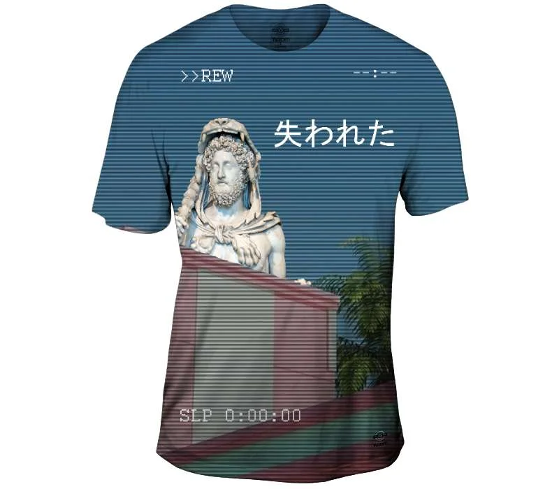 Men's tie - dye t - shirts with a bohemian styleCommodus Lost In the Pink City