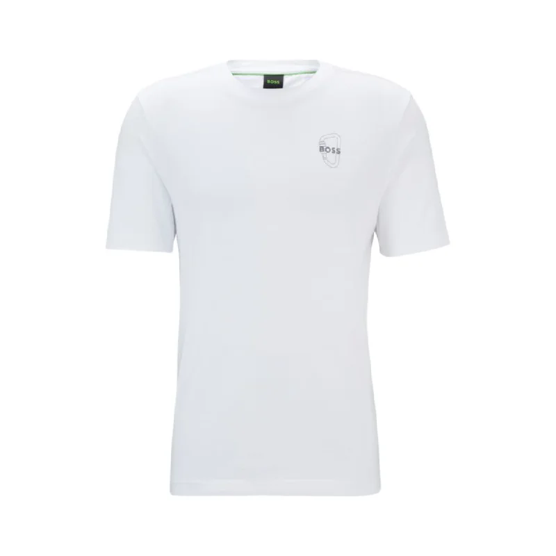 Men's plus - size pocket t - shirts with a classic lookCotton-jersey regular-fit T-shirt with carabiner artwork
