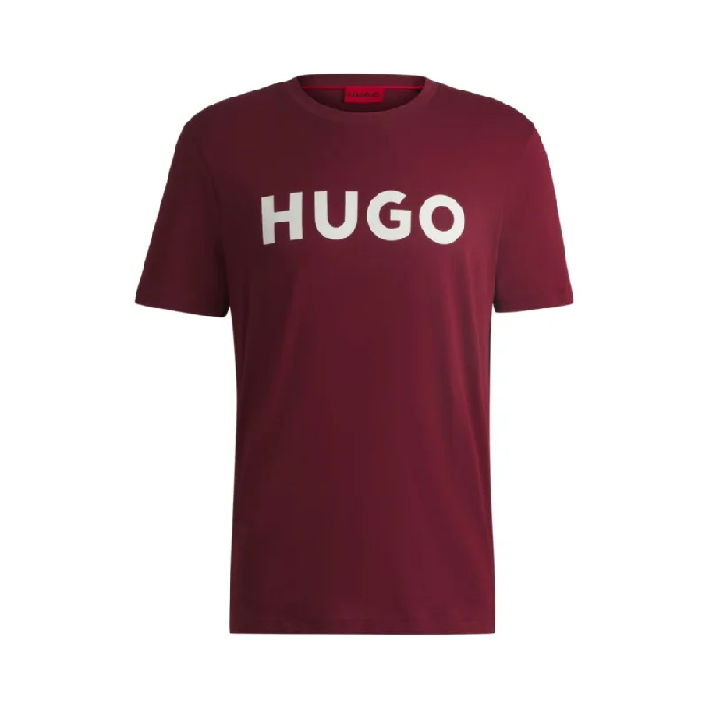 Men's thermal t - shirts with a high - neck design for cold weatherCotton-jersey regular-fit T-shirt with logo print Men's thermal t - shirts with a high - neck design for cold weatherCotton-jersey regular-fit T-shirt with logo print