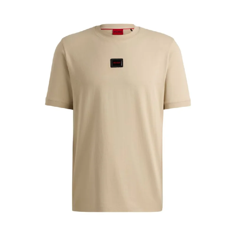 Men's v - neck muscle t - shirts for a body - building aestheticCotton-jersey T-shirt with jelly logo label Men's v - neck muscle t - shirts for a body - building aestheticCotton-jersey T-shirt with jelly logo label