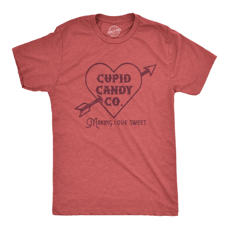 Men's antimicrobial t - shirts for odor - free freshness during travelCupid Candy Co Men's T Shirt Men's antimicrobial t - shirts for odor - free freshness during travelCupid Candy Co Men's T Shirt