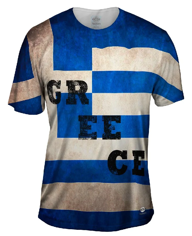 Men's tie - dye t - shirts with a bohemian styleDirty Greece