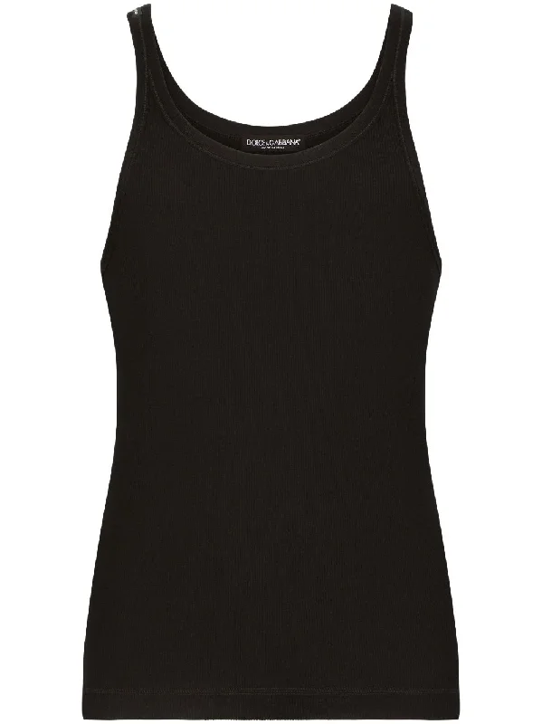 Men's ribbed t - shirts with a textured finish for added styleDolce & Gabbana Men's Top Men's ribbed t - shirts with a textured finish for added styleDolce & Gabbana Men's Top