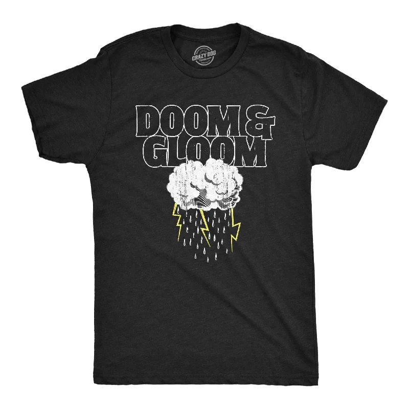 Men's long - sleeve henley t - shirts with button - down placketsDoom And Gloom Men's T Shirt Men's long - sleeve henley t - shirts with button - down placketsDoom And Gloom Men's T Shirt