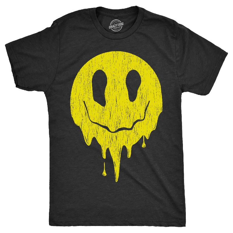 Men's ribbed t - shirts with a textured finish for added styleDripping Smile Men's T Shirt Men's ribbed t - shirts with a textured finish for added styleDripping Smile Men's T Shirt