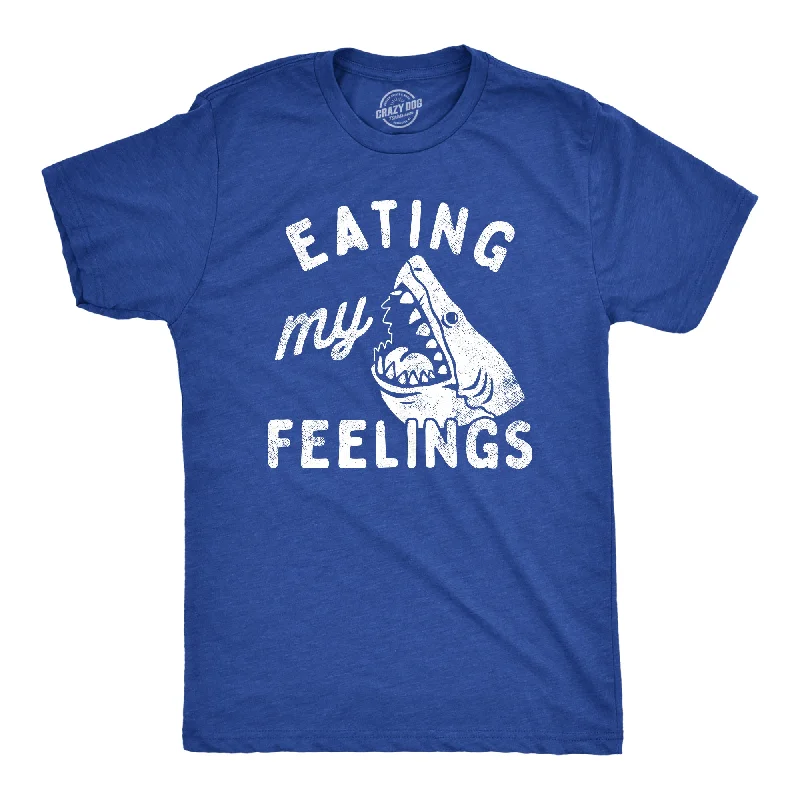 Men's organic cotton crew - neck t - shirts for everyday comfortEating My Feelings Men's T Shirt Men's organic cotton crew - neck t - shirts for everyday comfortEating My Feelings Men's T Shirt