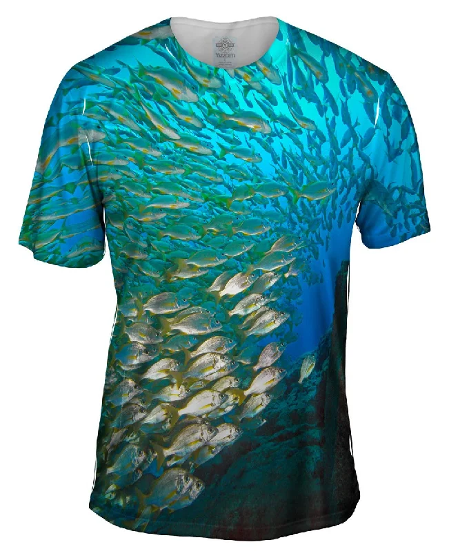 Men's organic cotton crew - neck t - shirts for everyday comfortEn Camino The Cannon Underwater Men's organic cotton crew - neck t - shirts for everyday comfortEn Camino The Cannon Underwater