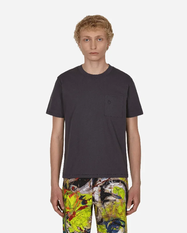 Men's polo t - shirts with a contrast collar for a preppy lookPocket T-Shirt Black