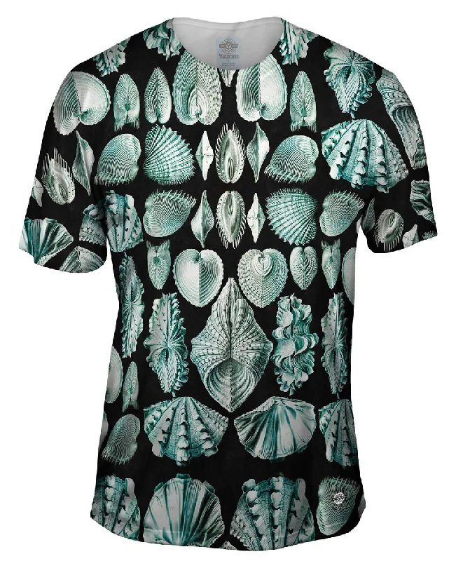 Men's slim - fit graphic t - shirts with vintage rock band printsErnst Haeckel - "Haeckel Acephala" (1904) Men's slim - fit graphic t - shirts with vintage rock band printsErnst Haeckel - "Haeckel Acephala" (1904)