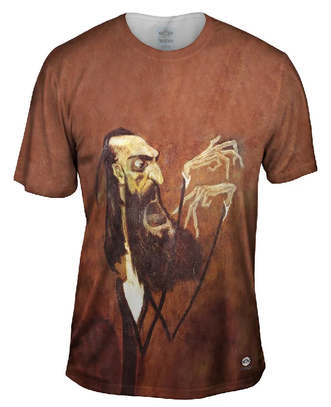Men's eco - friendly recycled t - shirts for sustainable fashion choicesFelicien Rops - "Louis Namêche" Men's eco - friendly recycled t - shirts for sustainable fashion choicesFelicien Rops - "Louis Namêche"