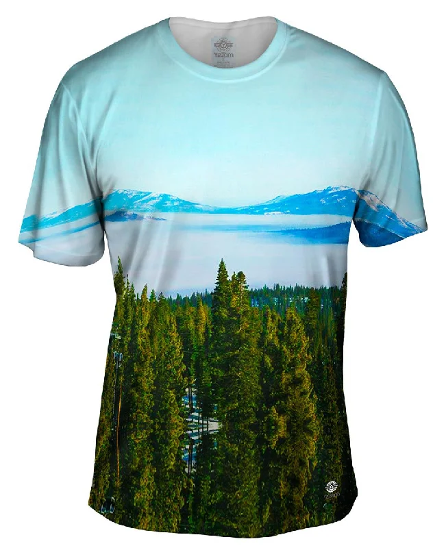 Men's ribbed t - shirts with a textured finish for added styleFloating Mountains Of Pandora Men's ribbed t - shirts with a textured finish for added styleFloating Mountains Of Pandora
