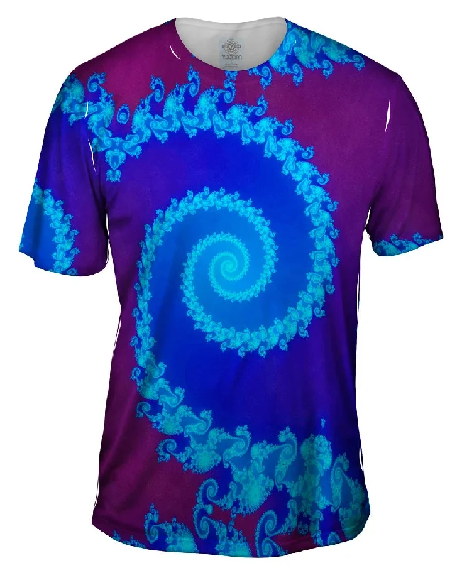 Men's organic cotton crew - neck t - shirts for everyday comfortGalaxy Of Galaxies Fractal Men's organic cotton crew - neck t - shirts for everyday comfortGalaxy Of Galaxies Fractal