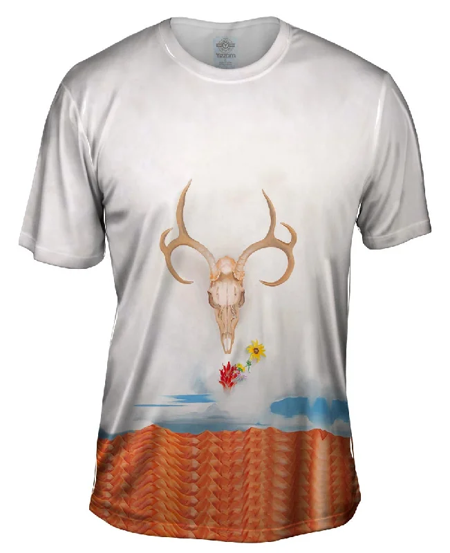 Men's button - front t - shirts with a unique artistic printGeorgia Okeeffe - "Summer Days" (1936) Men's button - front t - shirts with a unique artistic printGeorgia Okeeffe - "Summer Days" (1936)