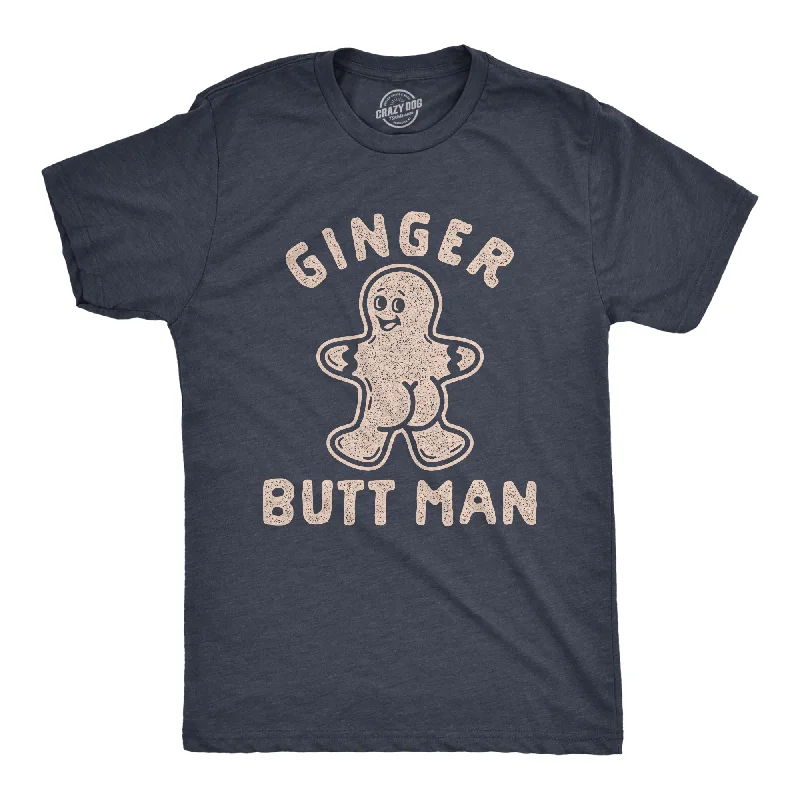 Men's printed Hawaiian t - shirts for tropical vacationsGinger Butt Man Men's T Shirt Men's printed Hawaiian t - shirts for tropical vacationsGinger Butt Man Men's T Shirt