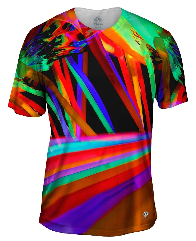 Men's long - sleeve henley t - shirts with button - down placketsGlowsticks Collection Men's long - sleeve henley t - shirts with button - down placketsGlowsticks Collection