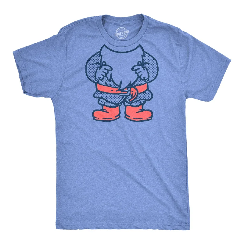 Men's slim - fit graphic t - shirts with vintage rock band printsGnome Body Men's T Shirt Men's slim - fit graphic t - shirts with vintage rock band printsGnome Body Men's T Shirt