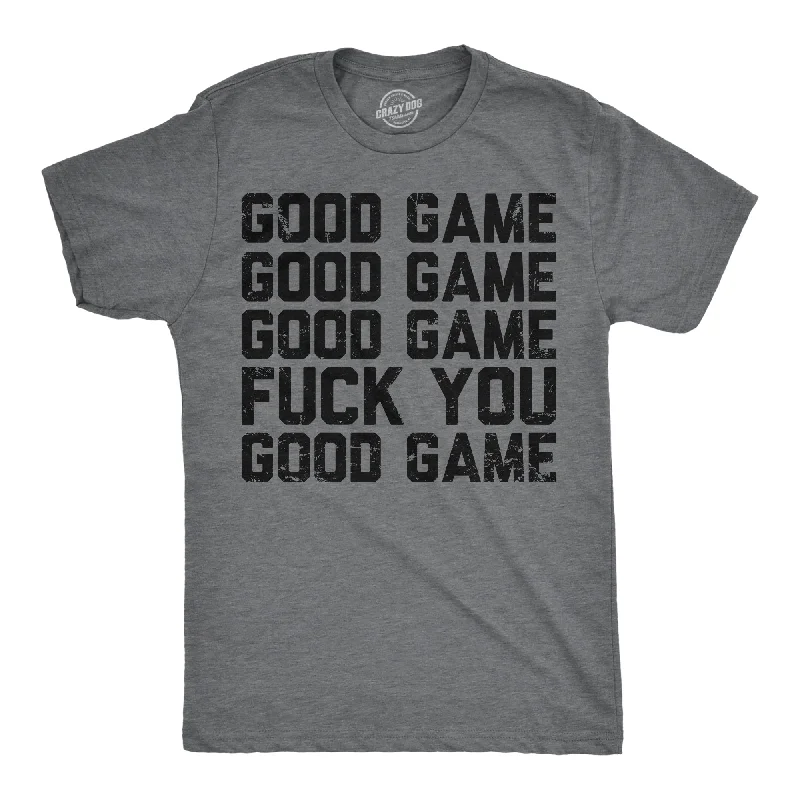 Men's plus - size pocket t - shirts with a classic lookGood Game Fuck You Men's T Shirt Men's plus - size pocket t - shirts with a classic lookGood Game Fuck You Men's T Shirt