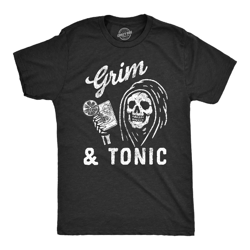 Men's organic cotton crew - neck t - shirts for everyday comfortGrim And Tonic Men's T Shirt Men's organic cotton crew - neck t - shirts for everyday comfortGrim And Tonic Men's T Shirt